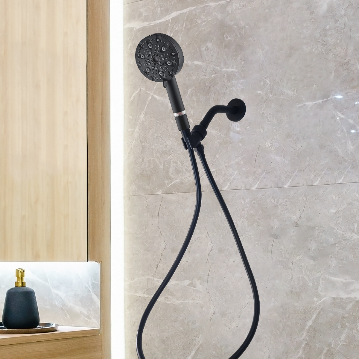 Luxe 9 Mode Showerhead Shower Essentials Kit