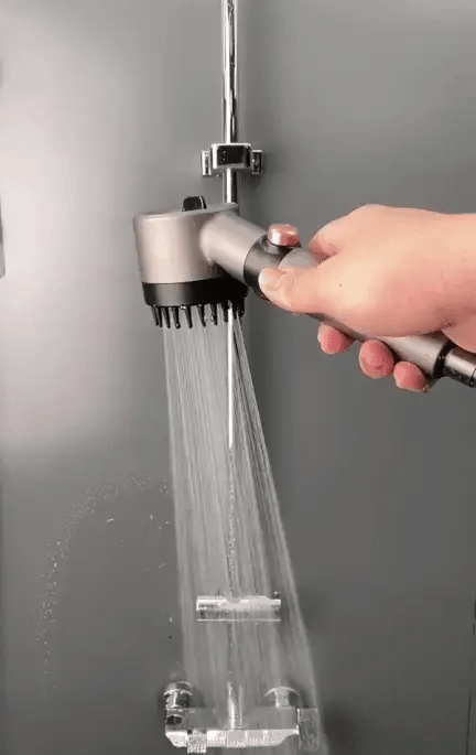 Shower Head + 2x Hose +2x Adapter + Teflon Tape