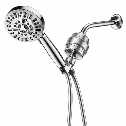MineralStream Luxe 10 Mode High Pressure Shower Head (Filtered)
