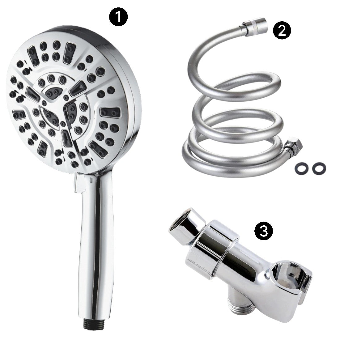 MineralStream Luxe 10 Mode High Pressure Shower Head (Filtered)