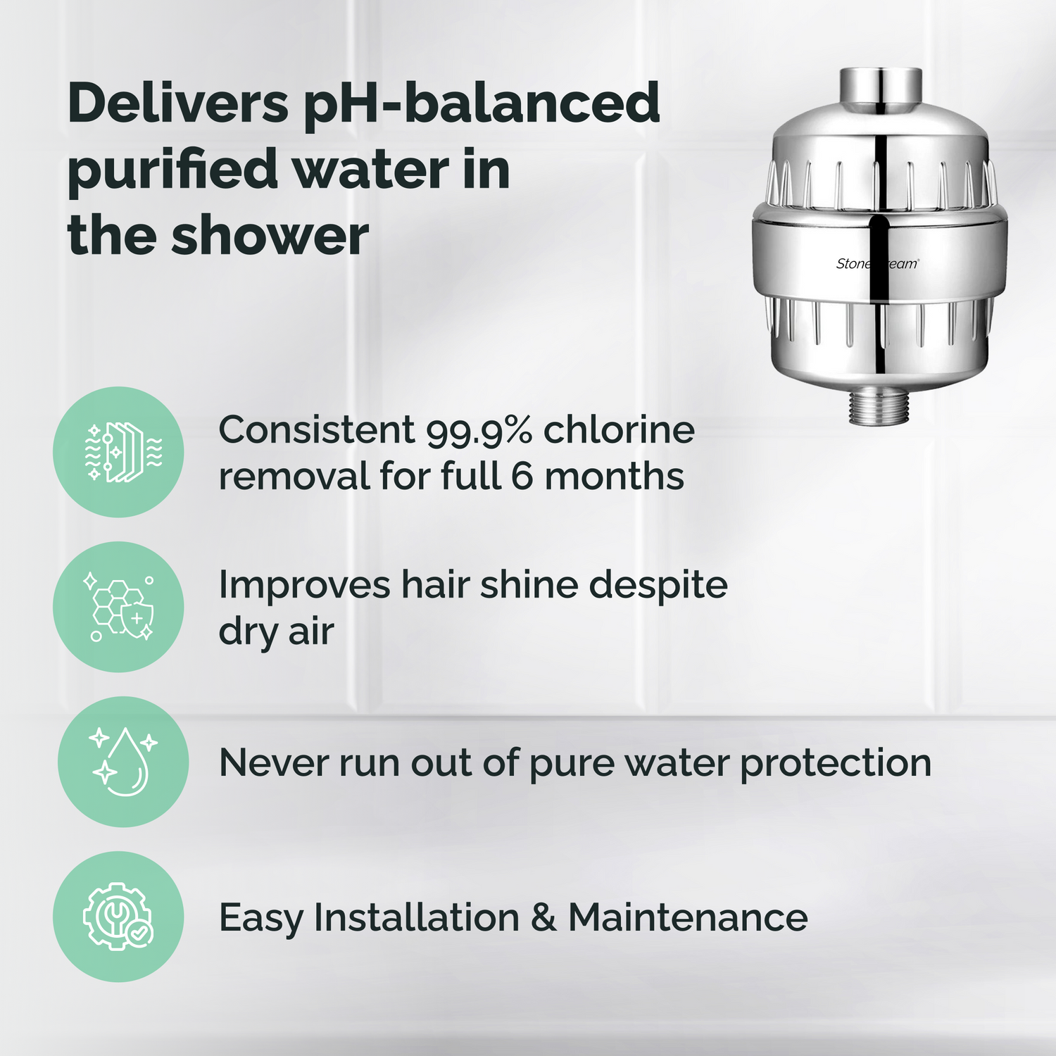 Shower Filter for Hard Water