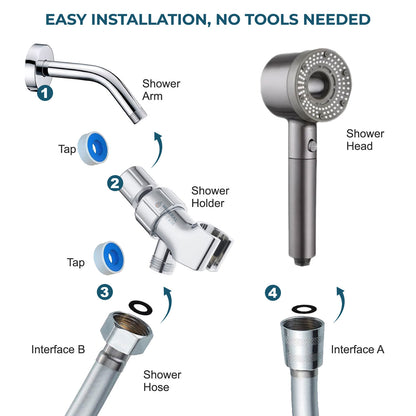Hey Pure Filtered Shower Essentials Kit