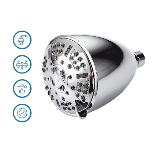 20-STAGE WALL-MOUNTED FILTRATION, 9 WAYS TO SHOWER